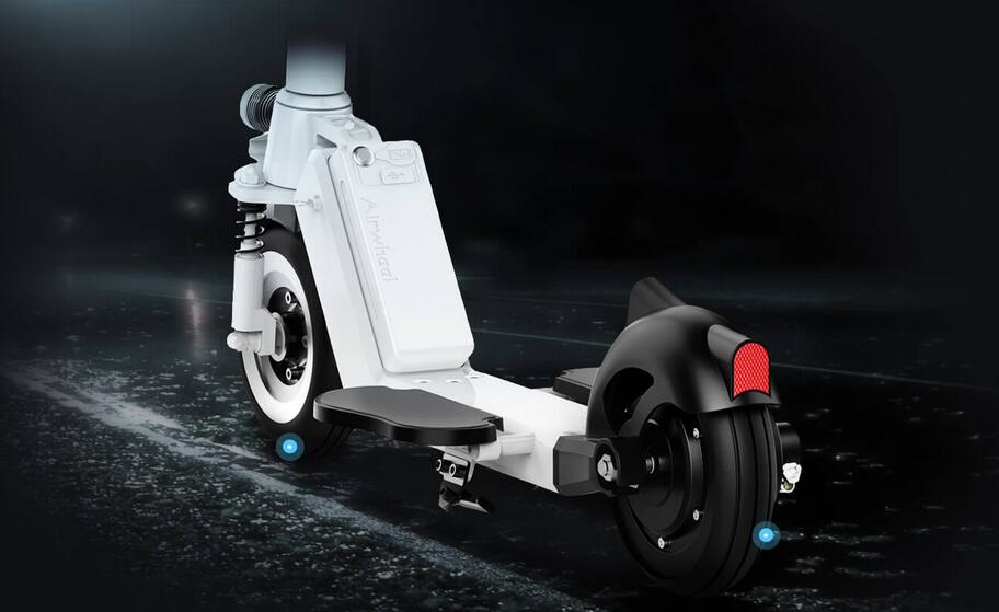 As a result, he has chosen the Airwheel 2 wheel electric scooter Z5.